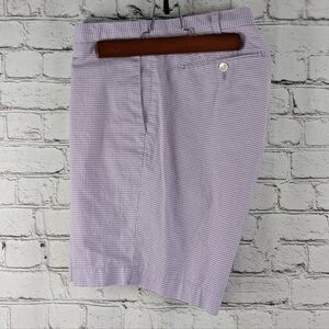 Polo Purple Gingham Checkered Shorts Slim GI Fit, 38 Ralph Lauren